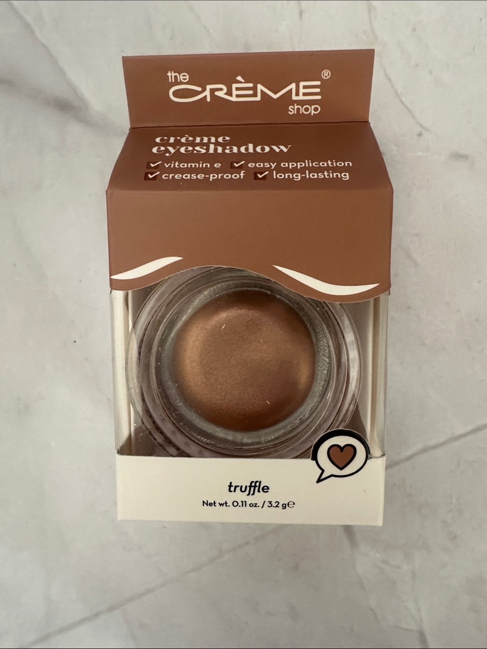 the Crème Shop Truffle Cream Eyeshadow - Warm Brown